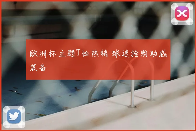 欧洲杯主题T恤热销 球迷抢购助威装备