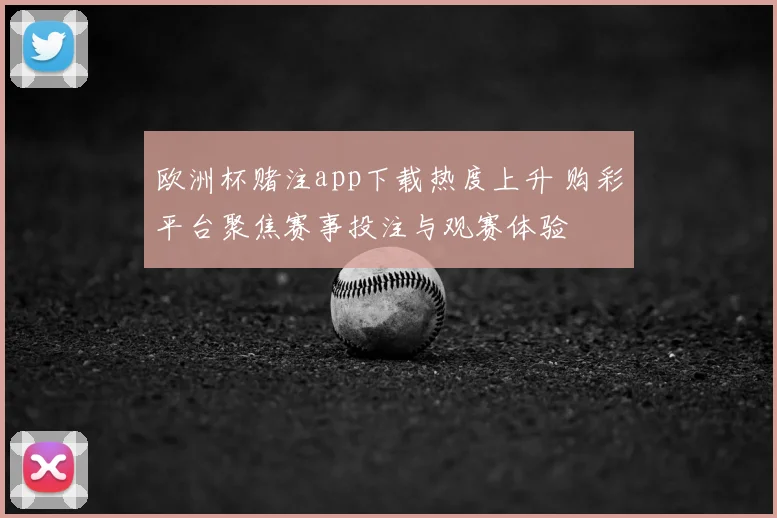 欧洲杯赌注app下载热度上升 购彩平台聚焦赛事投注与观赛体验