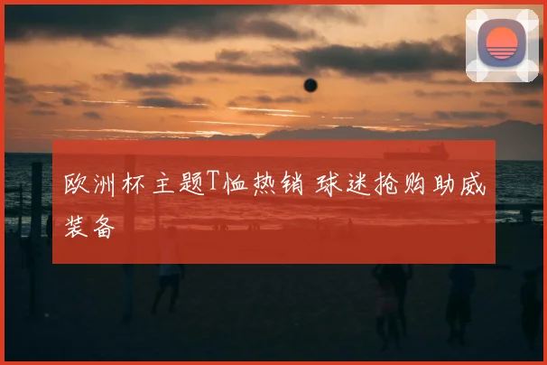 欧洲杯主题T恤热销 球迷抢购助威装备