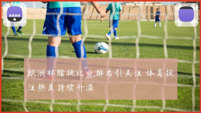 欧洲杯赌徒比分排名引关注 体育投注热度持续升温