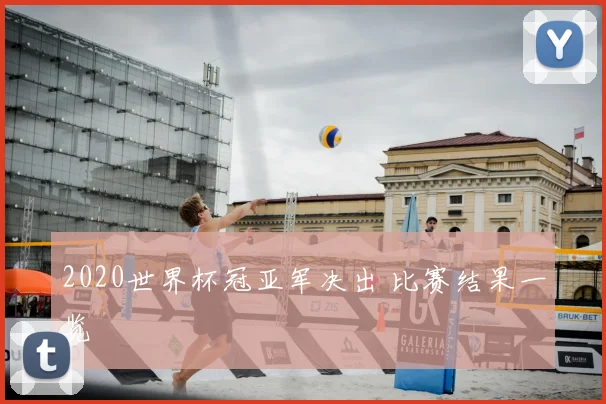2020世界杯冠亚军决出 比赛结果一览