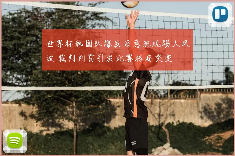 世界杯韩国队爆发恶意犯规踢人风波 裁判判罚引发比赛格局突变