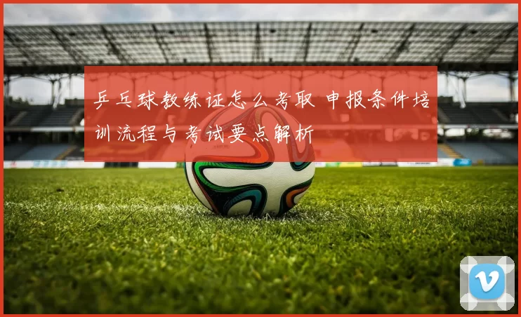 乒乓球教练证怎么考取 申报条件培训流程与考试要点解析